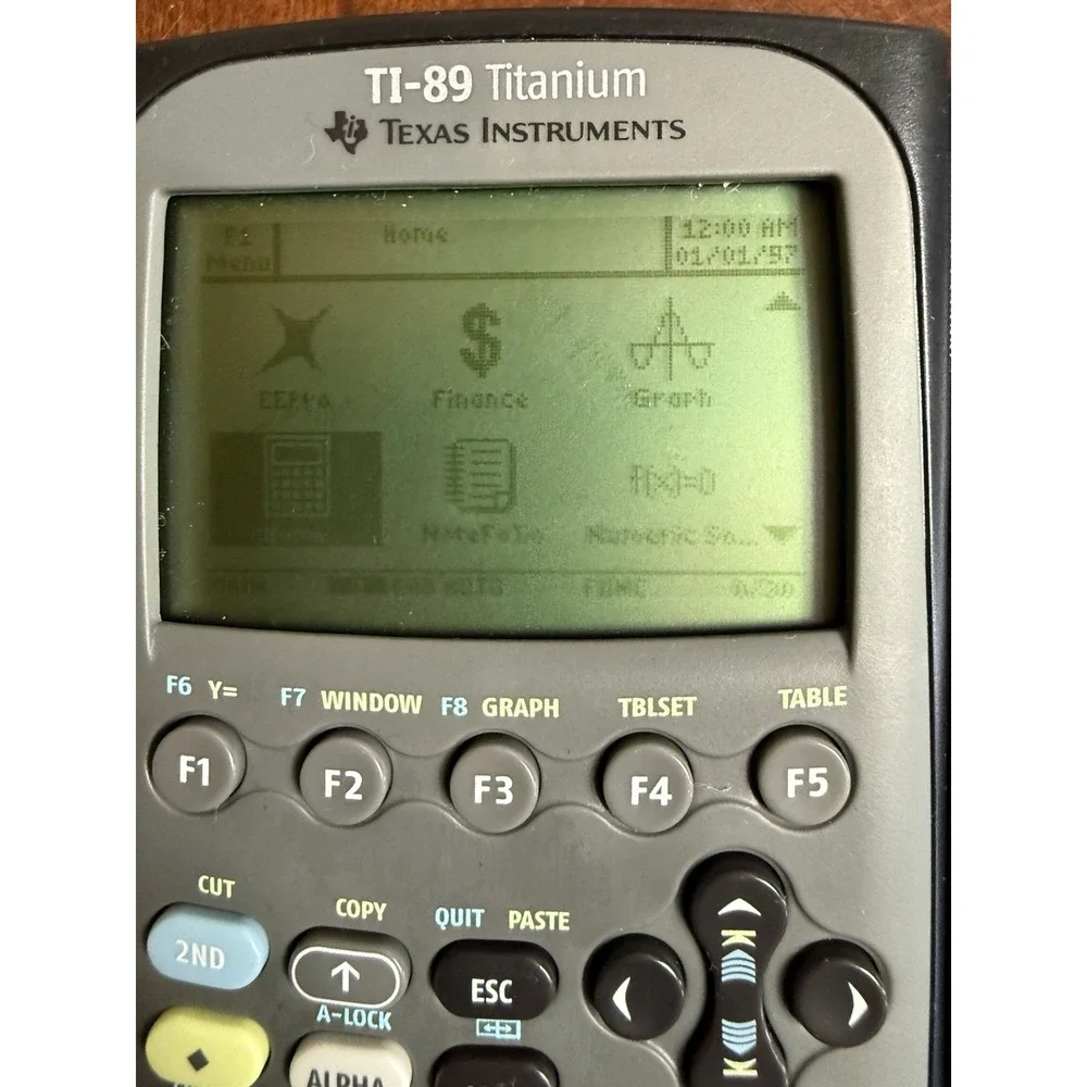 TI-89 Titanium Graphing Calculator With Cover‎ Texas Instruments